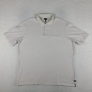 Goodman Polo‎ Shirt Mens 2XL XXL Light Beige Performance Cotton Short Sleeve